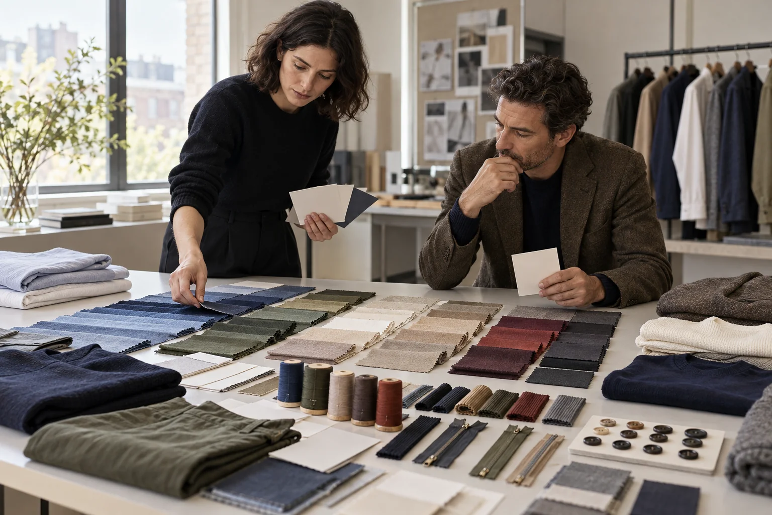 Plan a Colorway Approval Session: Group colors by garment; Match ribs and trims; Approve shade tolerance