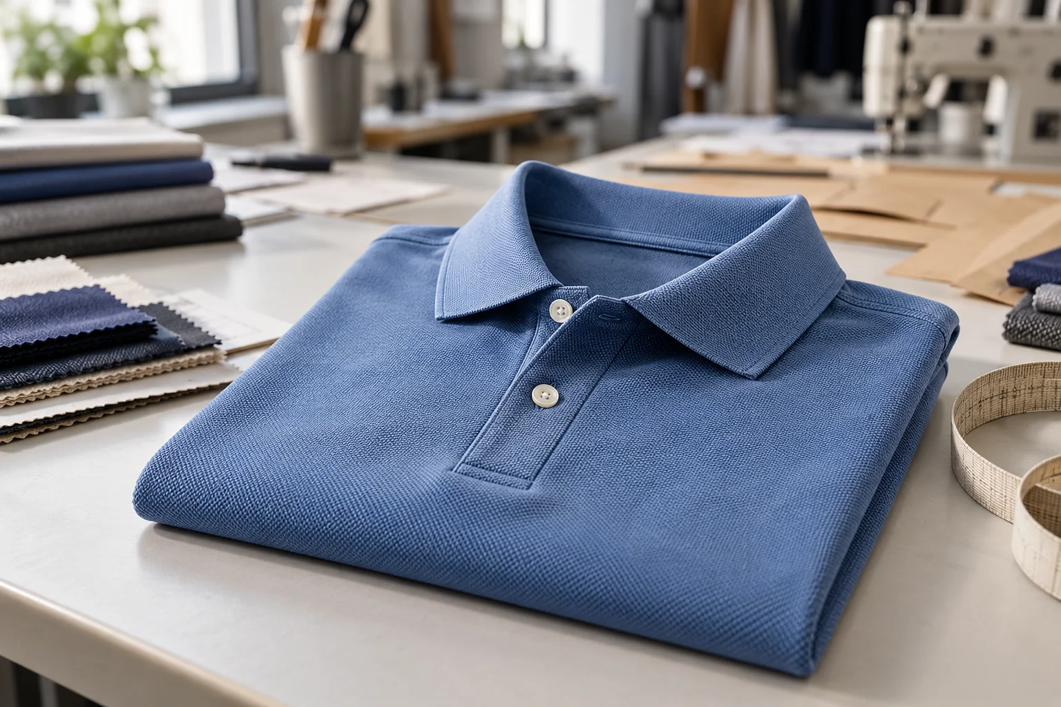 Connect the polo brief to bulk approval: Specify fabric, components, and quantities; Verify fit, decoration, and laundering; Release the documented production reference