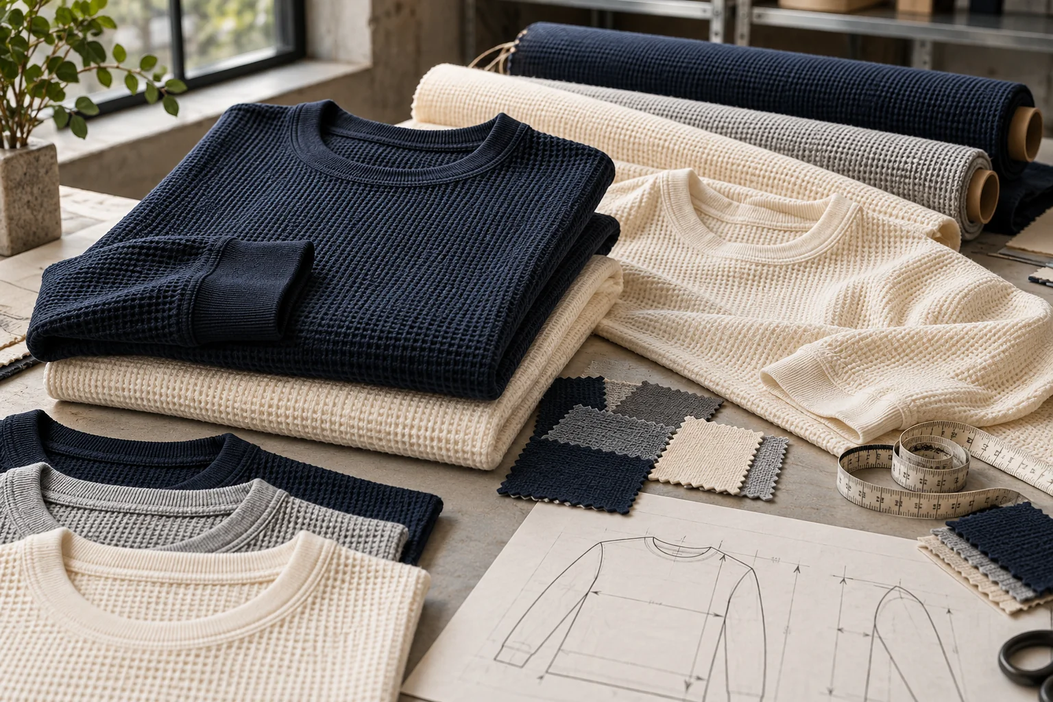 Connect the thermal brief to production release: Define use and knit structure; Review fit, care, and decoration; Approve references and release bulk