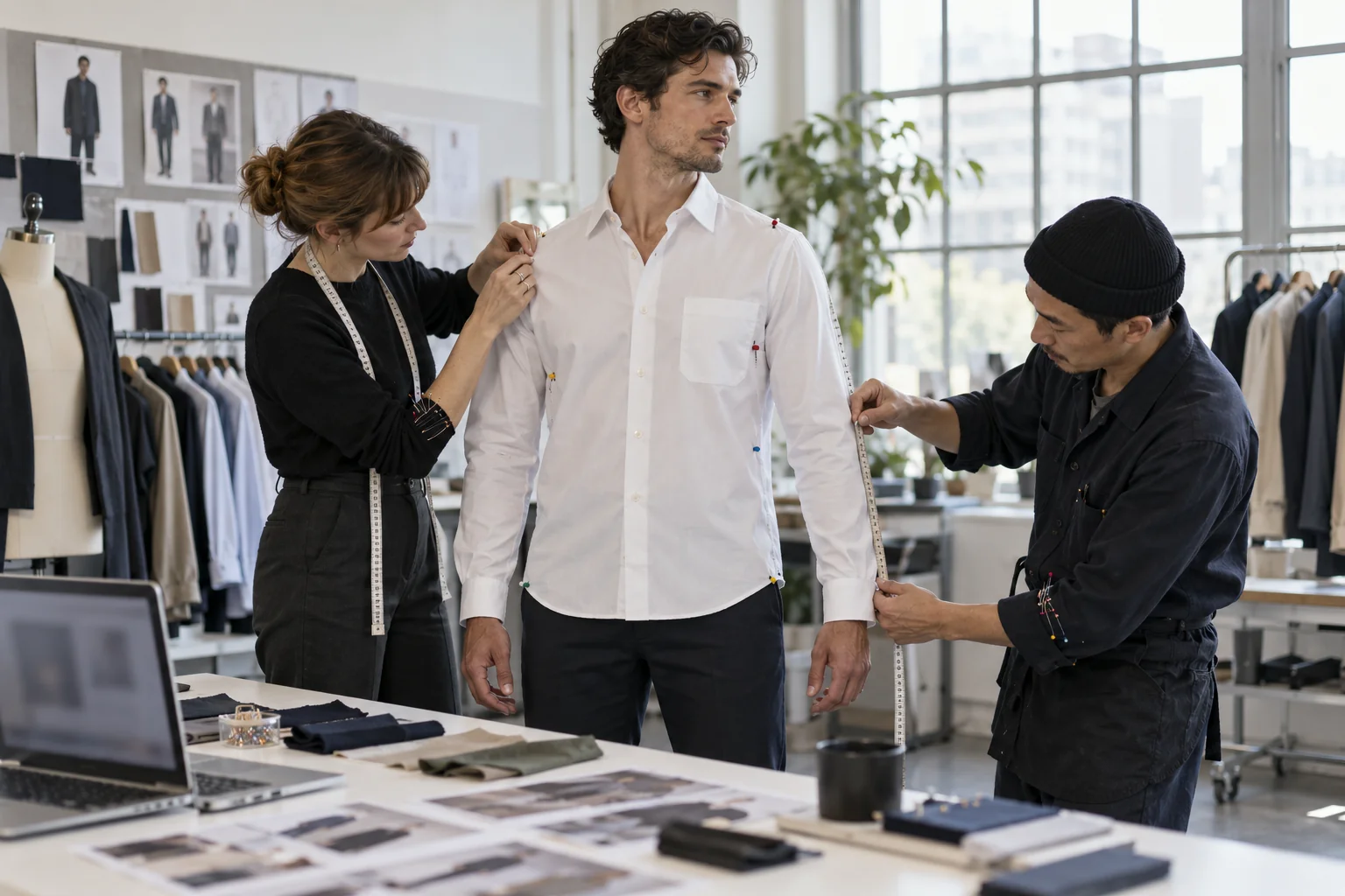 Plan a Clear Garment Fit Review: Measure key fit areas; Mark each visible issue; Confirm one revision round