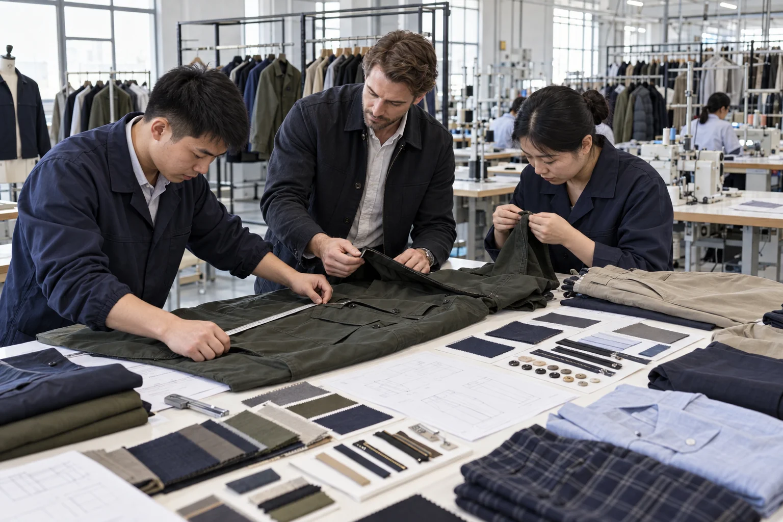 Build an apparel factory shortlist: Screen for relevant category execution; Check capacity and compare one RFQ; Confirm allocation before controlled sampling